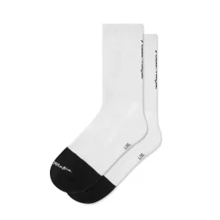 Core Sock Script White
