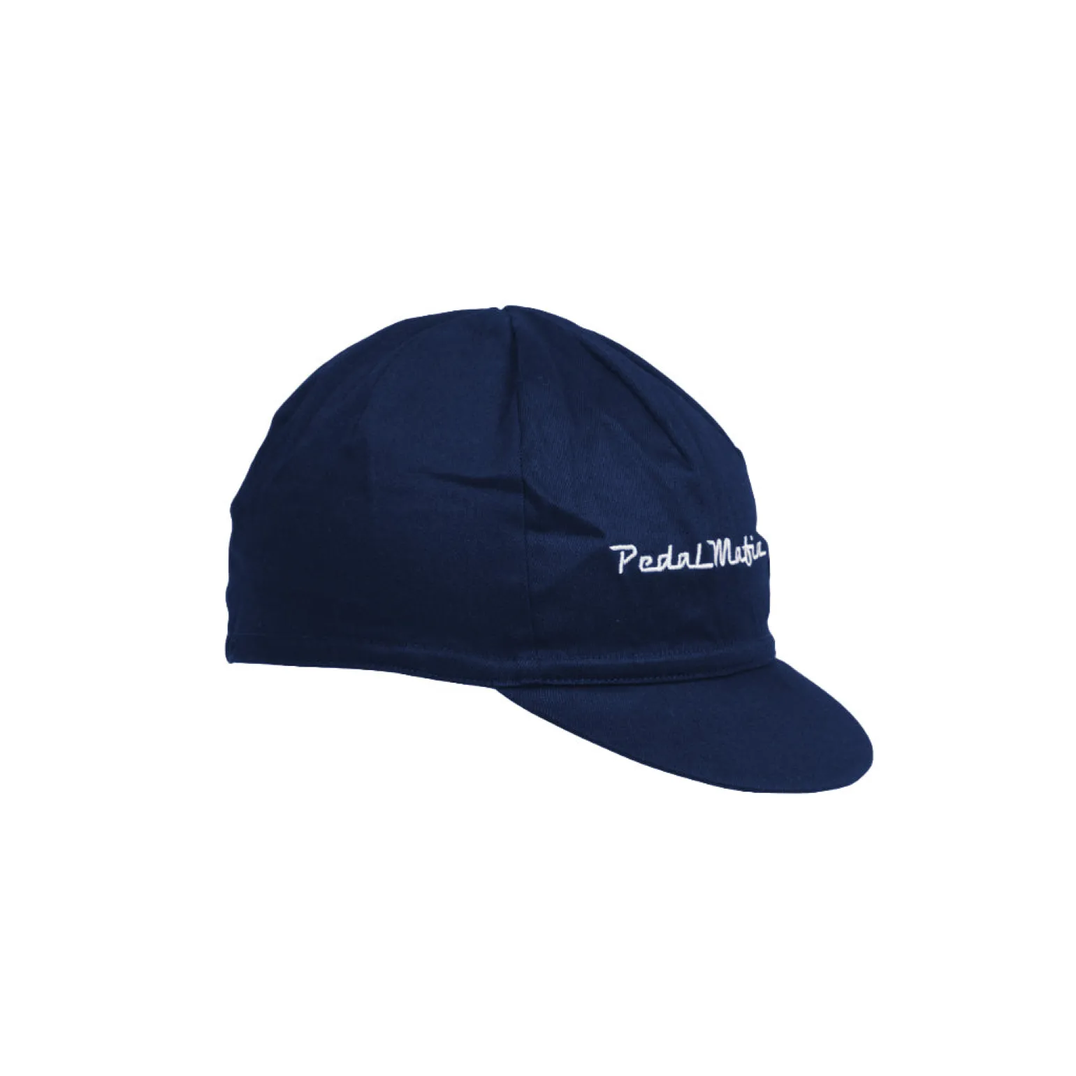 Cotton Cycling Cap Navy Traditional Logo