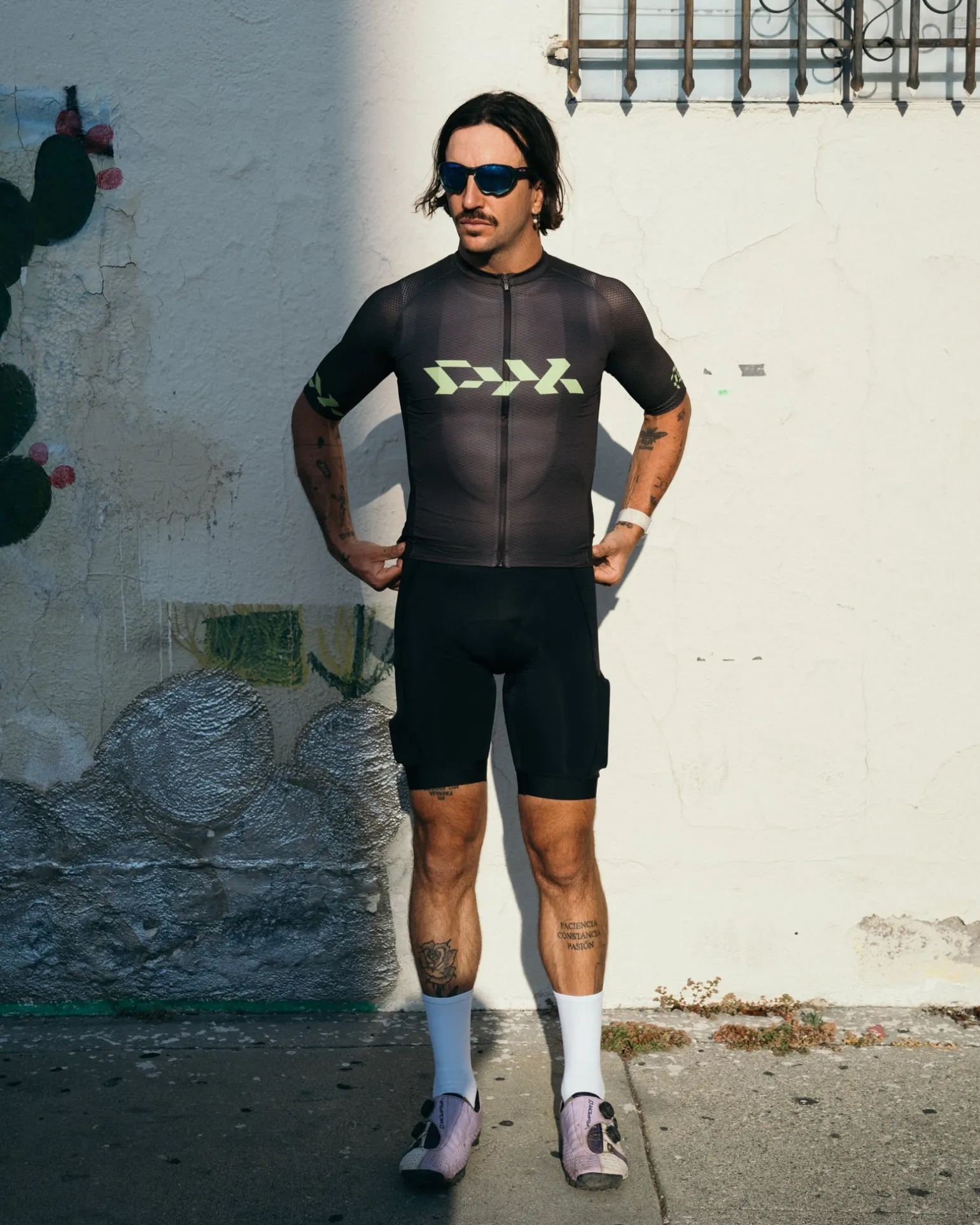 Men's Core Jersey Carbon Black Lime