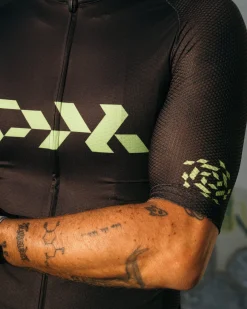 Men's Core Jersey Carbon Black Lime