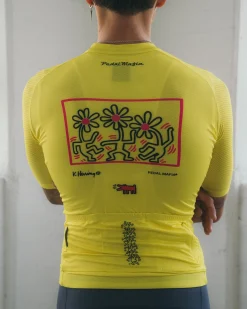 Men's Core Jersey Keith Haring x PM Yellow