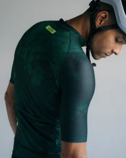 Men's Core Jersey Static Dark Green
