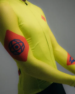 Men's Core Long Sleeve Jersey VIS Yellow