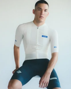 Men's Core Racing Cycling Bundle Off-White/Emerald