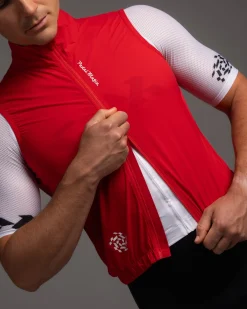 Men's Core Vest Cherry