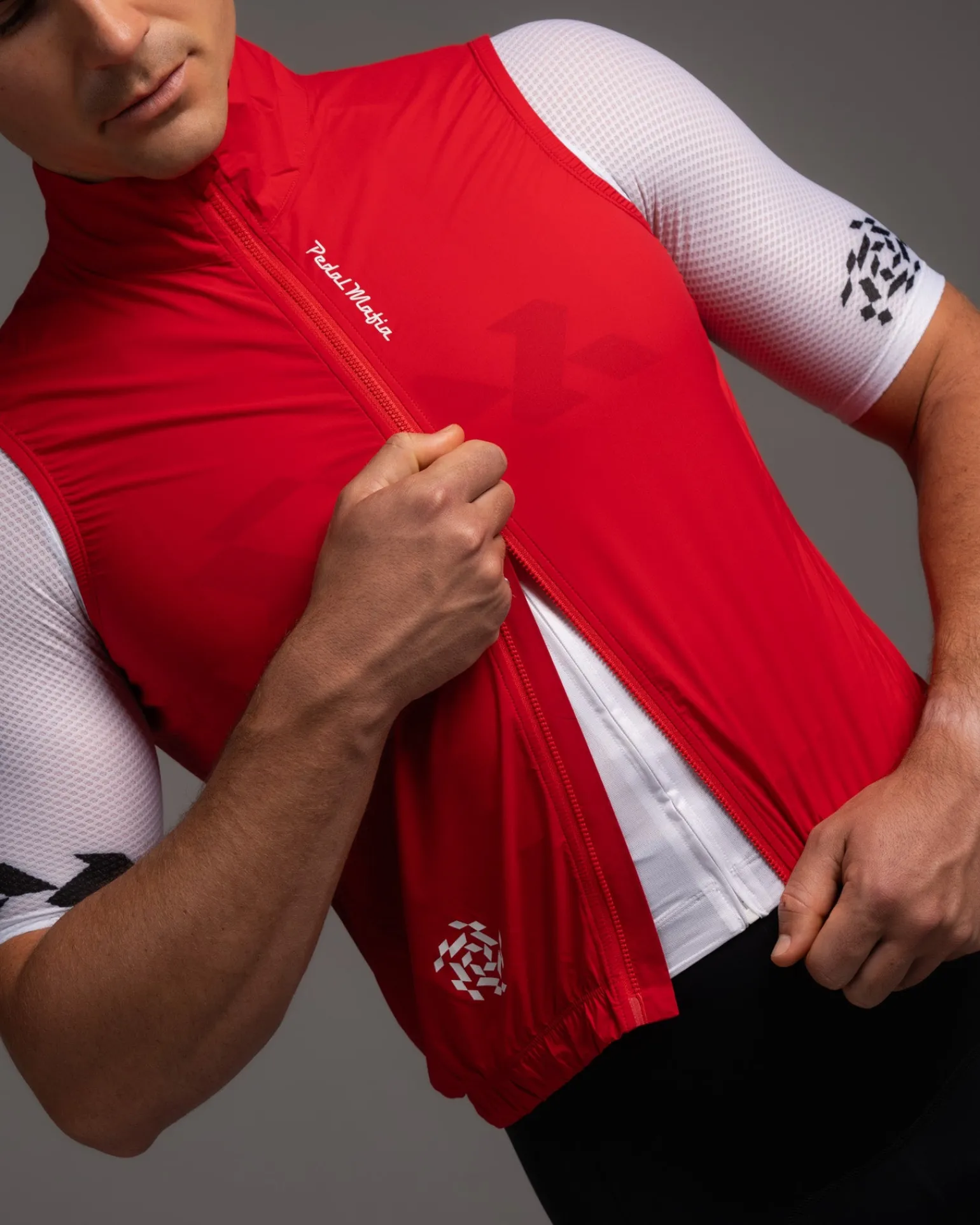 Men's Core Vest Cherry