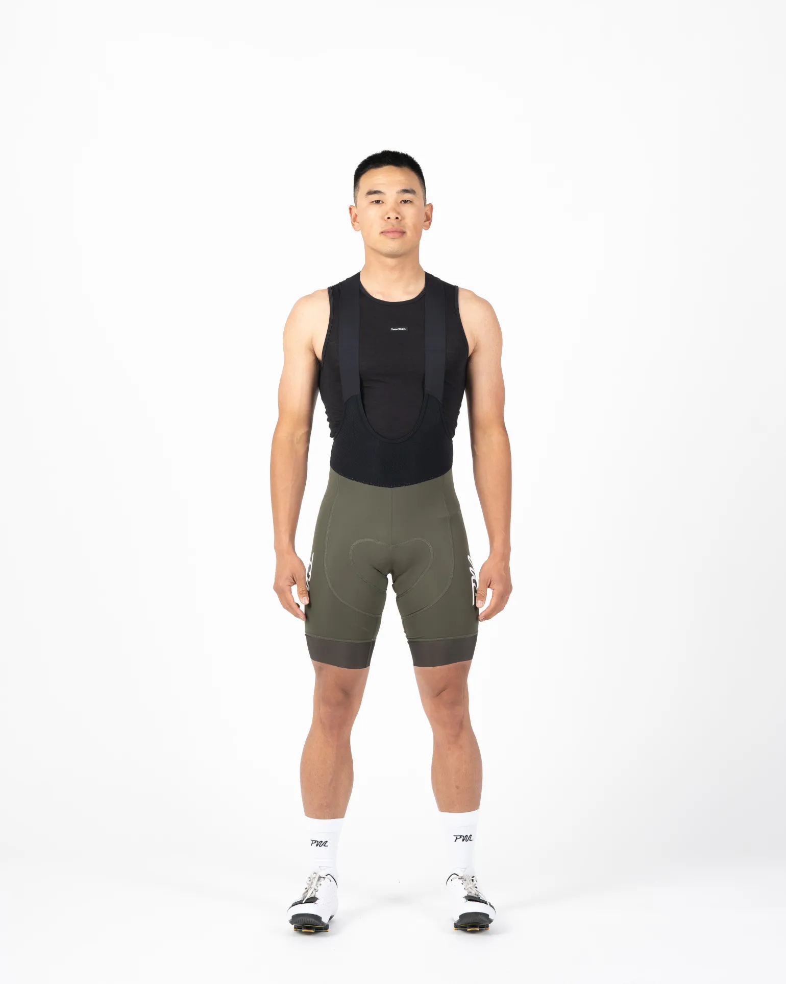 Men's Pro Bib Olive White (25)