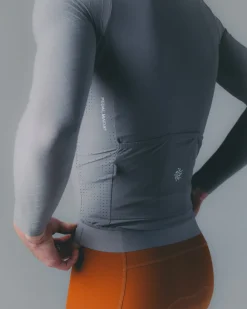 Men's Pro Long Sleeve Jersey Grey