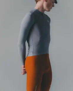 Men's Pro Long Sleeve Jersey Grey
