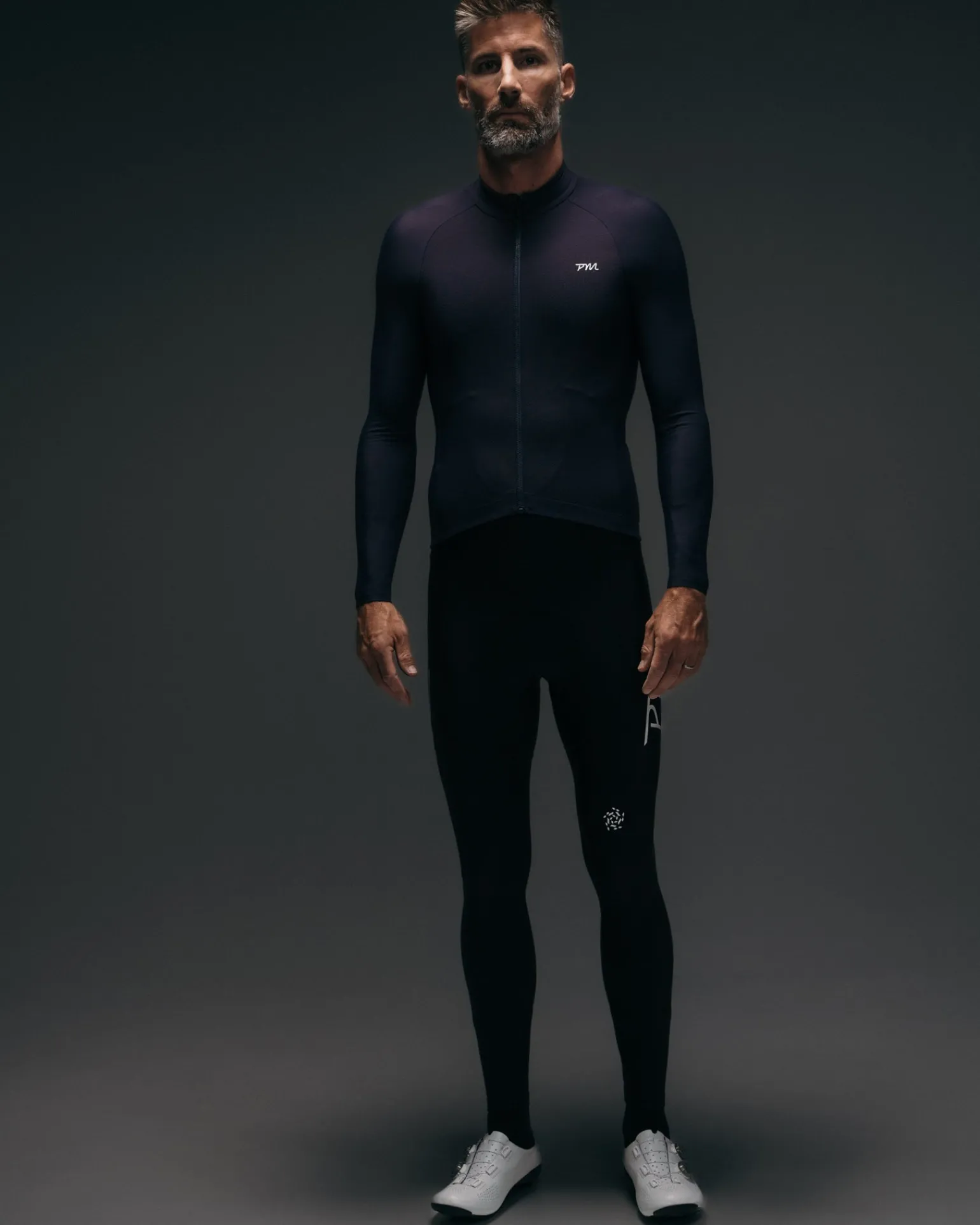 Men's Pro Midweight Thermal Jersey PM Indigo