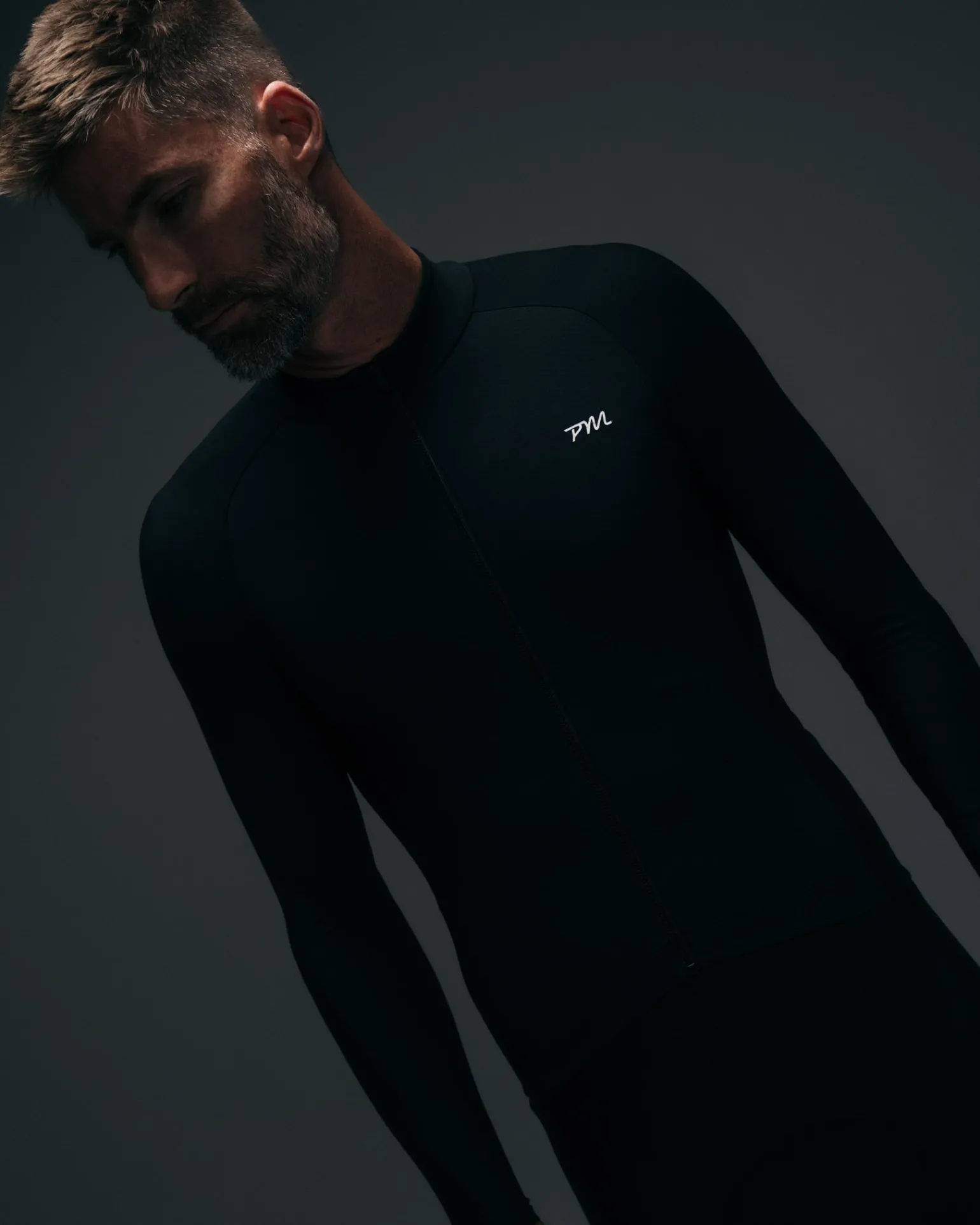 Men's Pro Midweight Thermal Jersey PM Black