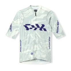 Men's Pro Race Jersey Glitch Flow White Noise