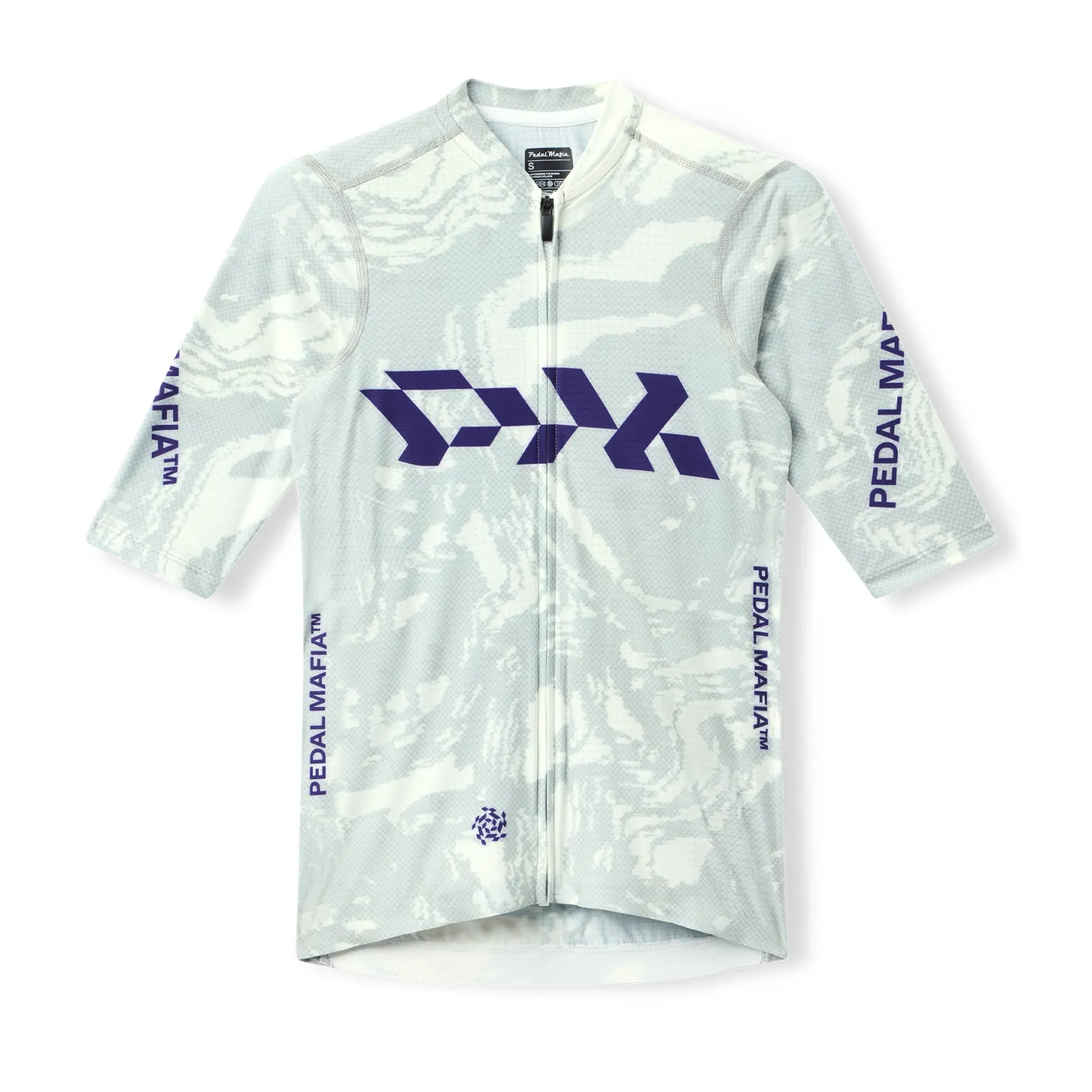 Men's Pro Race Jersey Glitch Flow White Noise