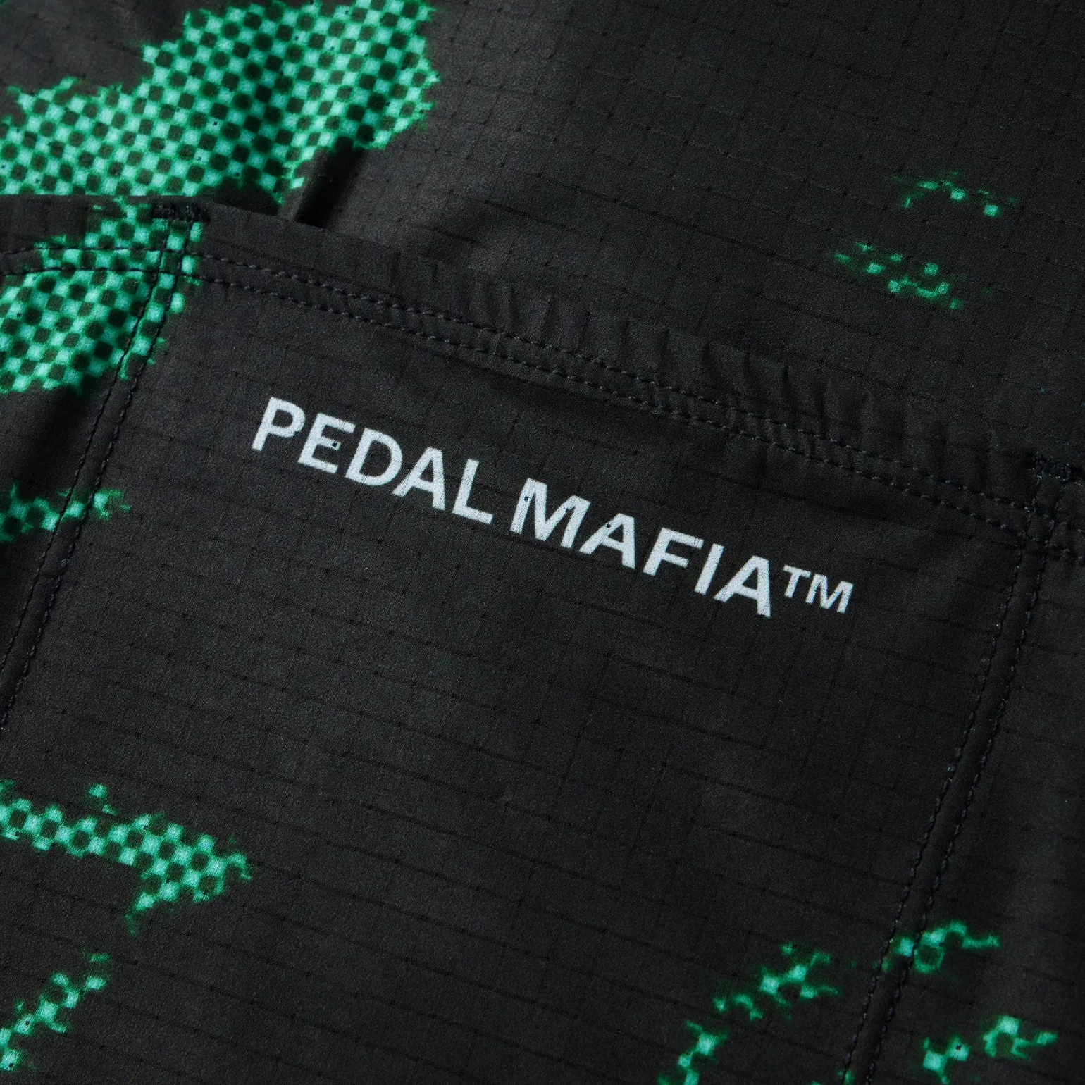Men's Pro Race Jersey Glitch Flow Shadow Green