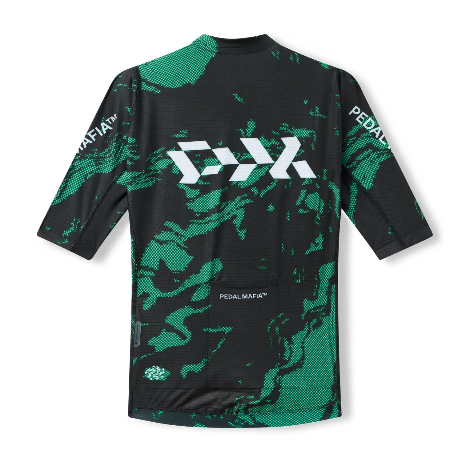 Men's Pro Race Jersey Glitch Flow Shadow Green