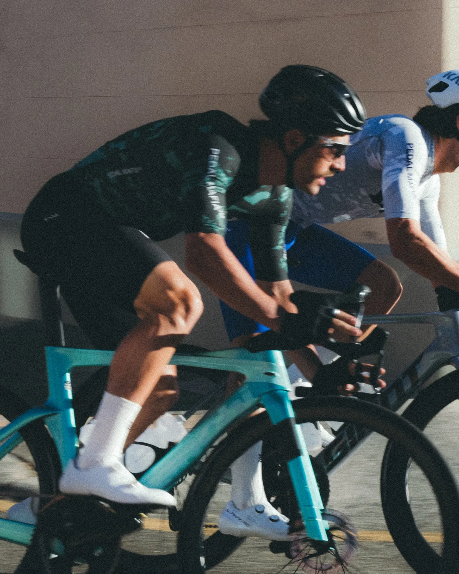 Men's Pro Race Jersey Glitch Flow Shadow Green