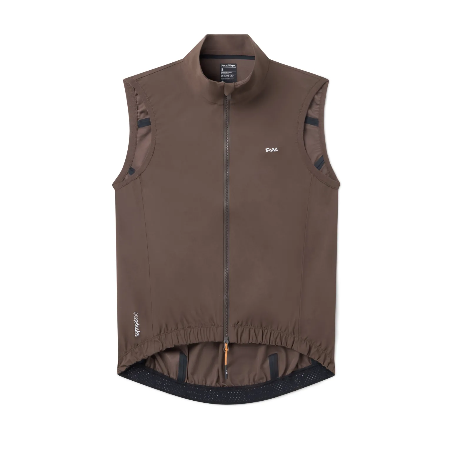 Men's Pro Sympatex Heavy Rain Vest Brown