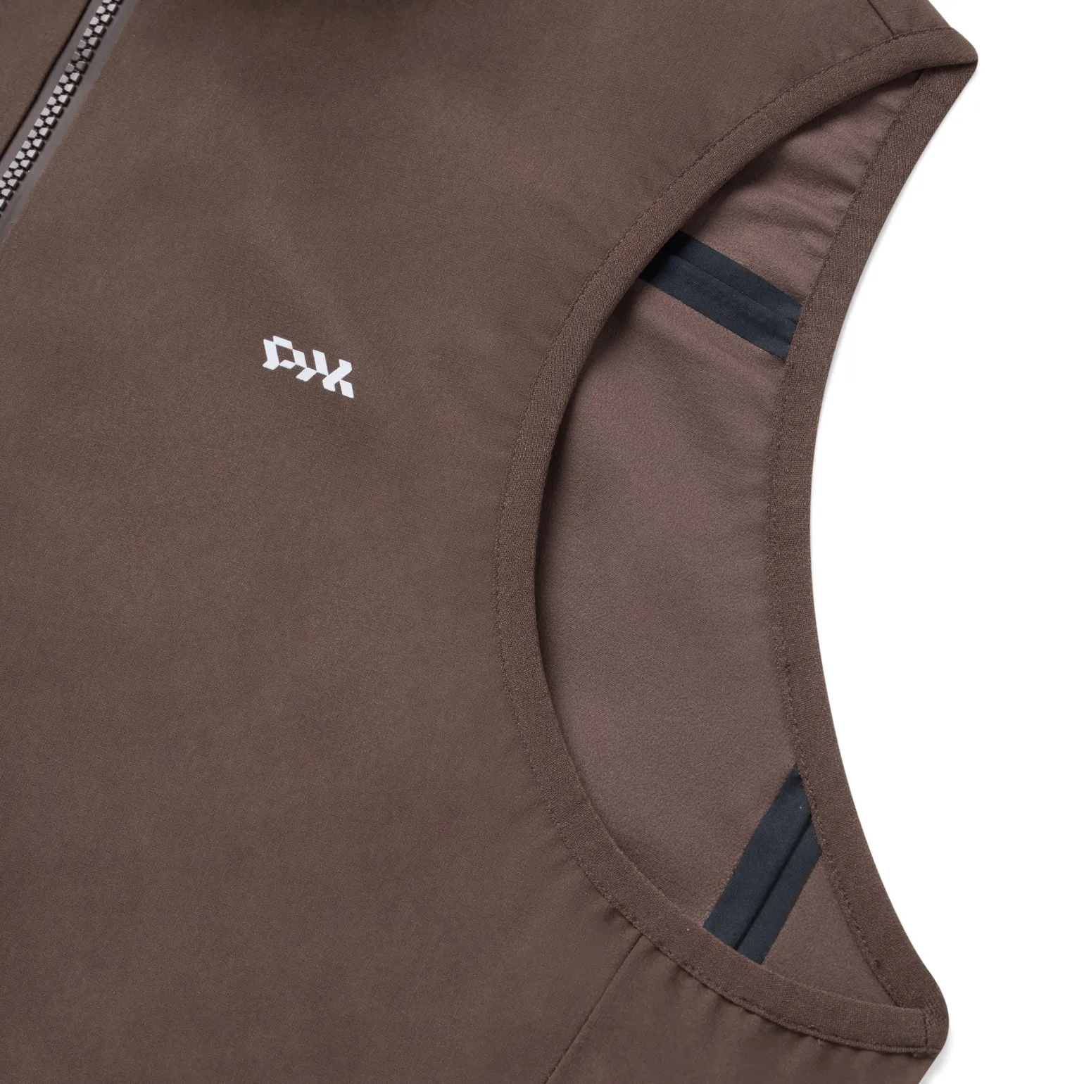 Men's Pro Sympatex Heavy Rain Vest Brown