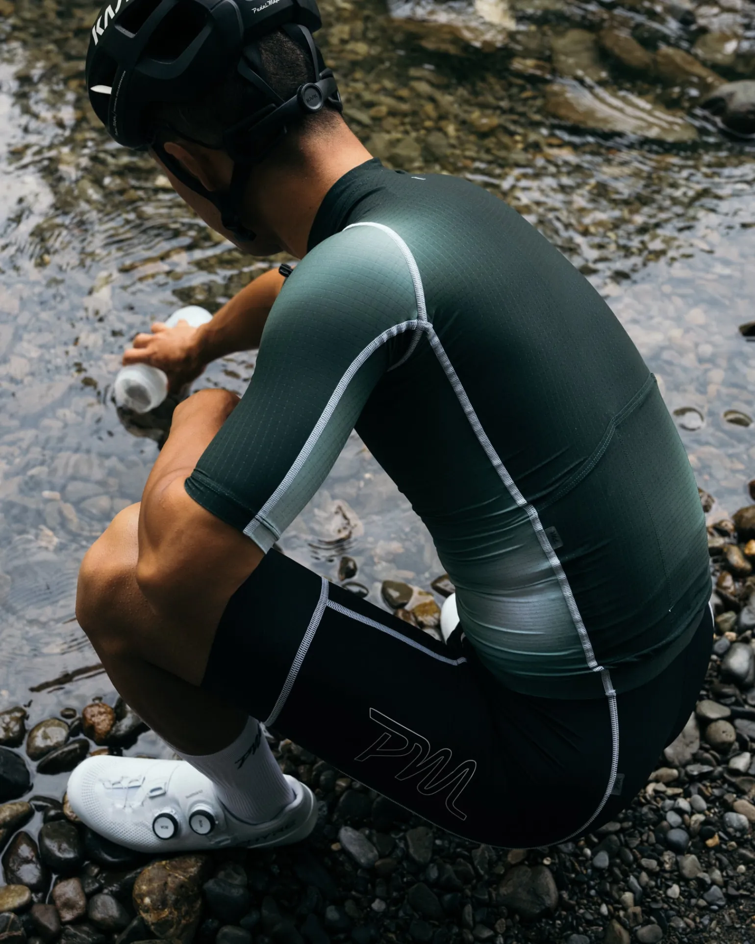 Men's Pro Vapour Bib Black White