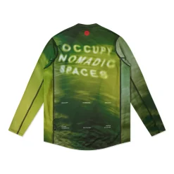 Nomadic Tech Long Sleeve T Shirt Green Blur