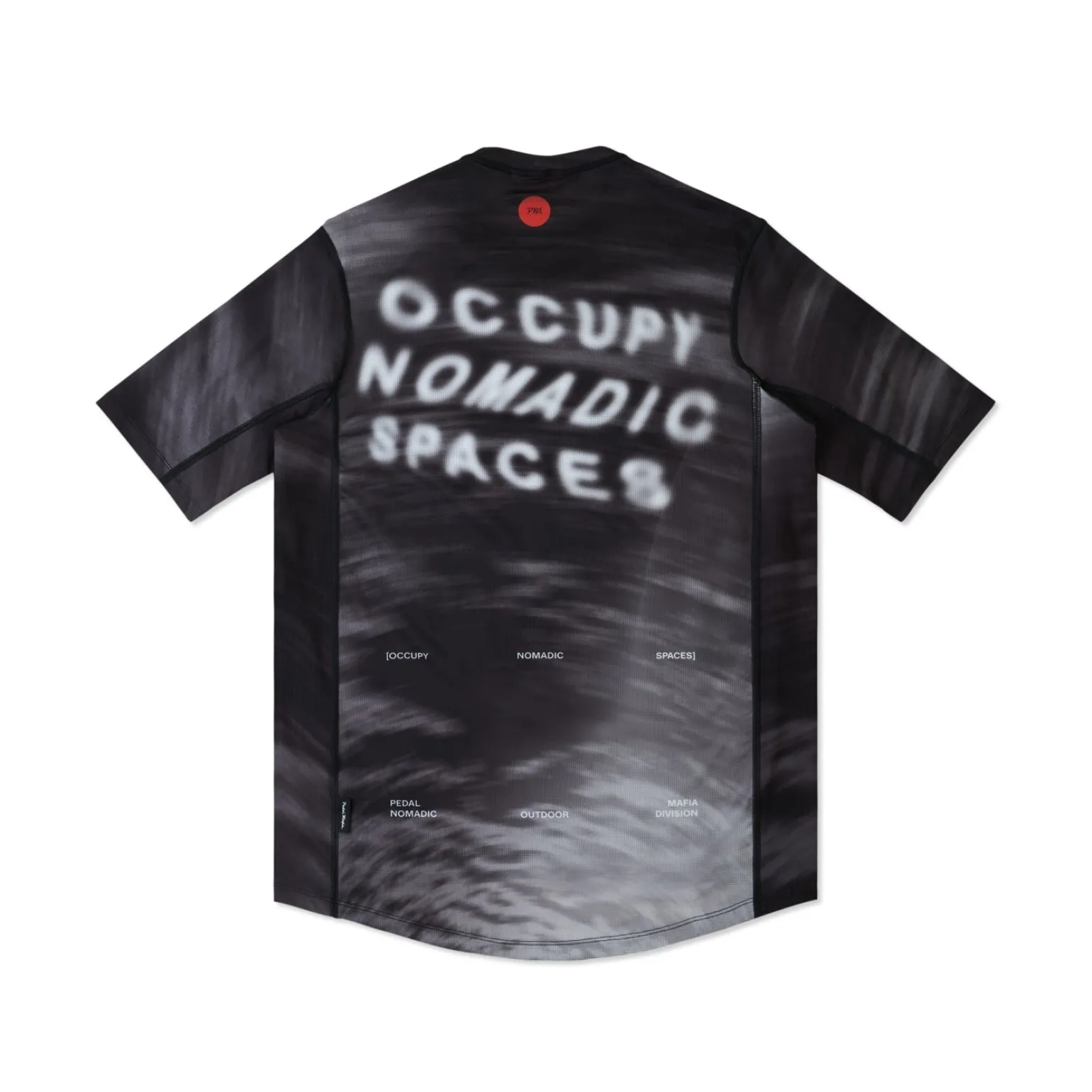 Nomadic Tech Short Sleeve T Shirt Black Blur
