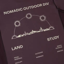 Nomadic Tech Short Sleeve T Shirt Violet Pale Lemon