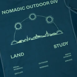 Nomadic Tech Short Sleeve T Shirt Dark Navy Mint