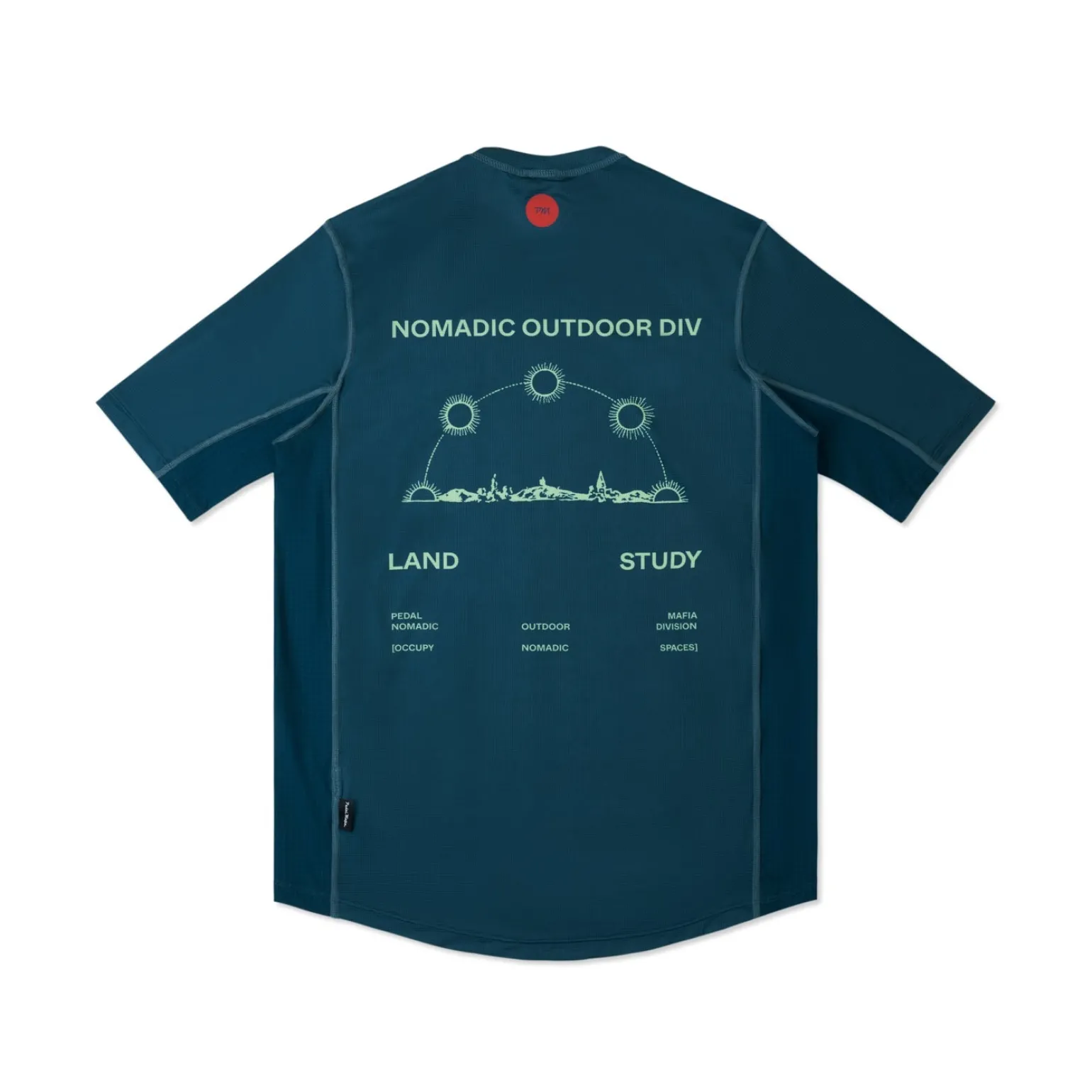 Nomadic Tech Short Sleeve T Shirt Dark Navy Mint