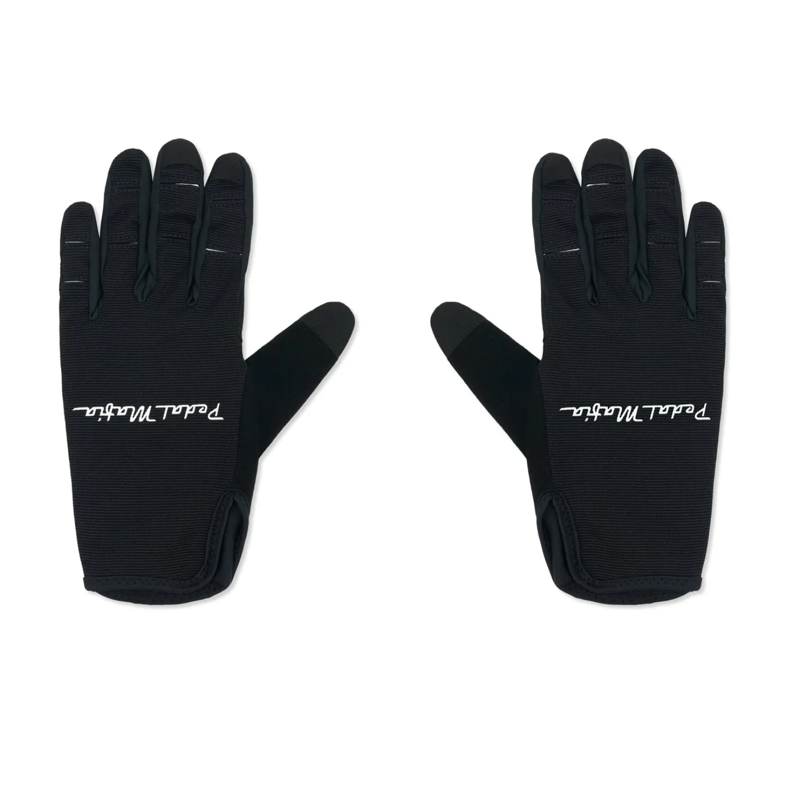 Tech Long Finger Glove Black / White