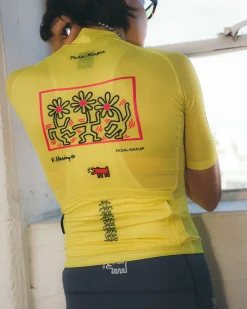 Women's Core Jersey Keith Haring x PM Yellow