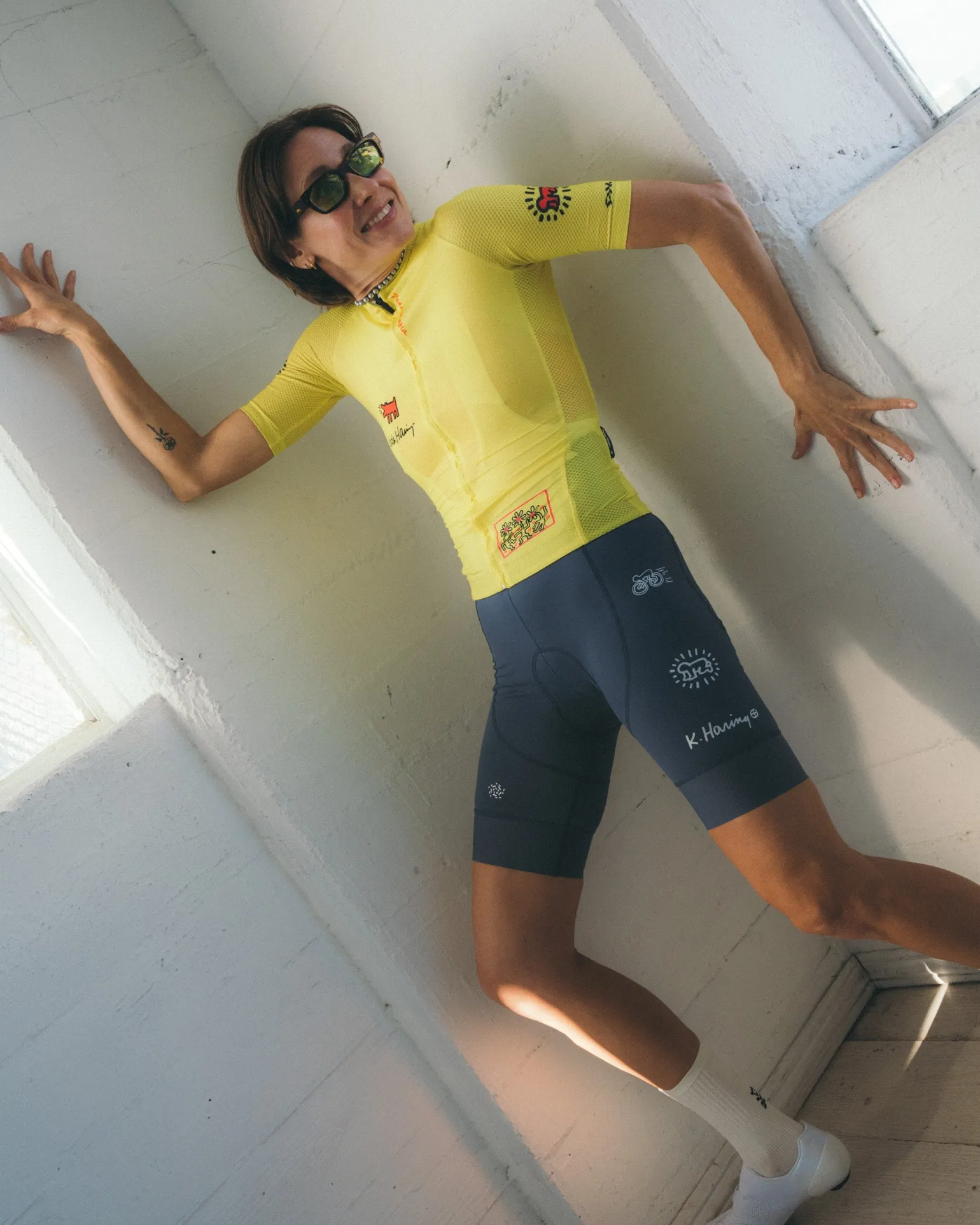Women's Core Jersey Keith Haring x PM Yellow