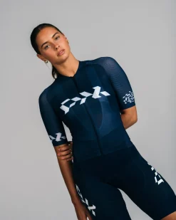 Women's Core Jersey Navy White (24)