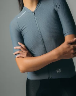 Women's Pro Delta Short Sleeve Jersey Dark Blue Steel