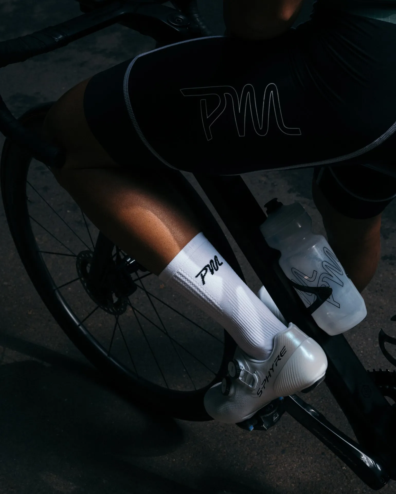 Women's Pro Vapour Bib Black White